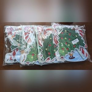 Christmas yard stakes.